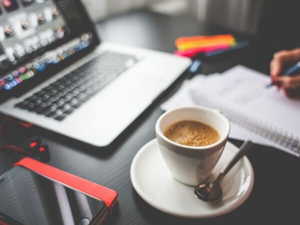 Being a coffee drinker might be good for your heart health if you sit down all day for work