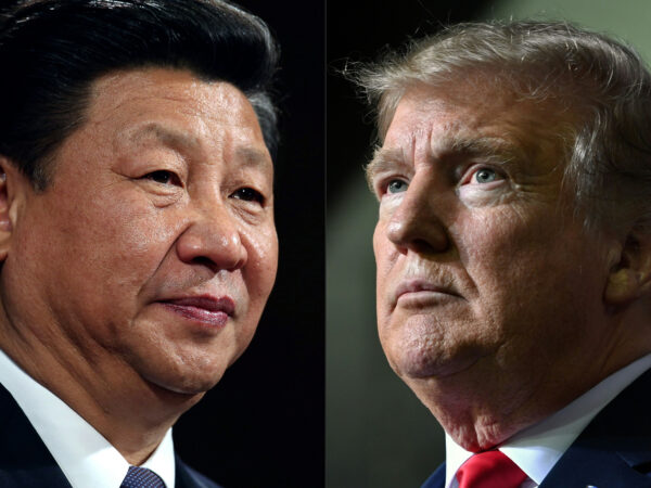 China, President, Xi, and, former, President, Trump