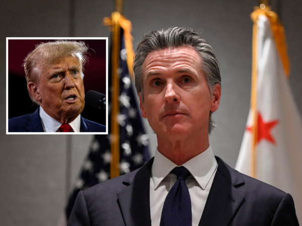 Newsom Strikes Back at Trump For