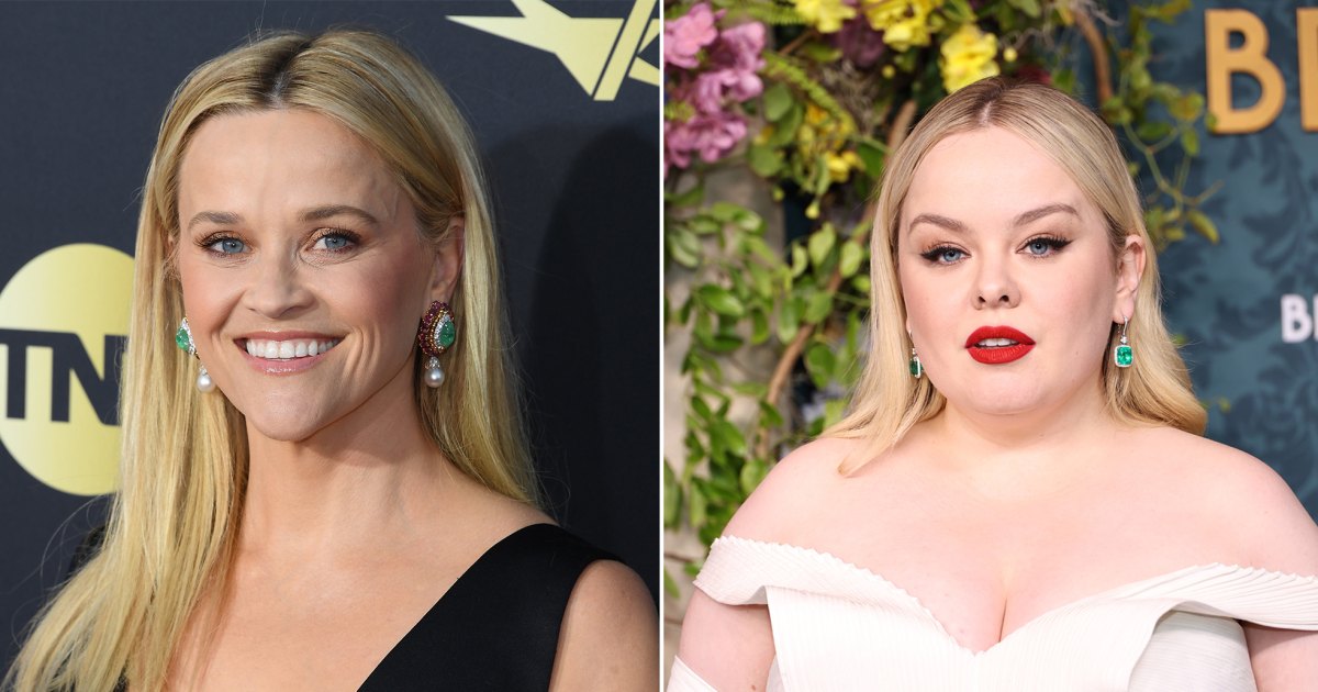 Reese Witherspoon and Nicola Coughlan Use Evian Face Spray