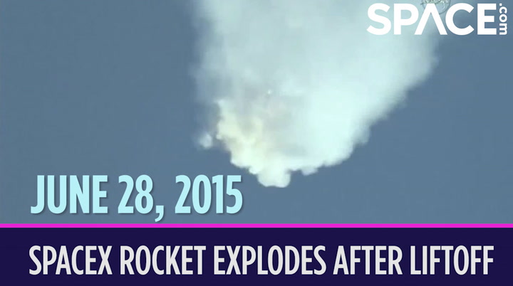 SpaceX Rocket Explodes After Liftoff