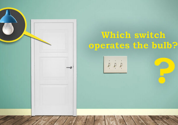 Test Your Logic: Can You Figure Out Which Switch Operates the Light Bulb in This Riddle?