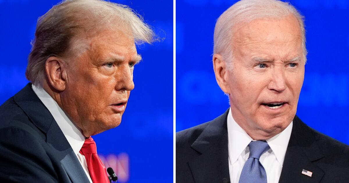 Trump, Biden spar on immigration, border during presidential debate