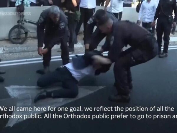 Ultra-Orthodox Jews block highway over Israeli Supreme Court decision on military service