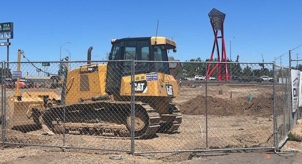 The future home of a fast-food chain Chik-fil-A location is under construction on Gateway Street in Springfield.