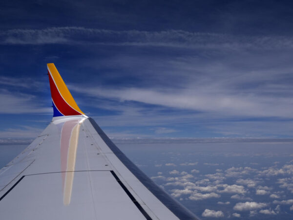 A Southwest jet that did a 'Dutch roll' was parked outside during severe storm