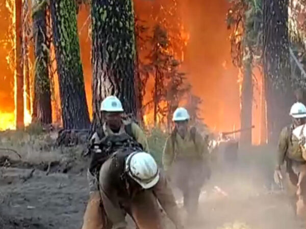 A look at how smokejumpers parachute in to fight fires