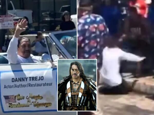 Actor Danny Trejo fights man' who allegedly hurled water balloon at him during LA Fourth of July parade