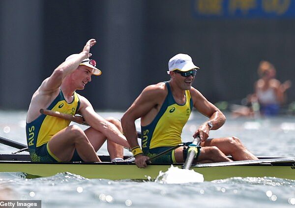 The Australian rowing team (pictured at the Tokyo 2020 Olympics) has rebranded itself the Rowsellas - but the new name isn't grabbing sports' fans imaginations