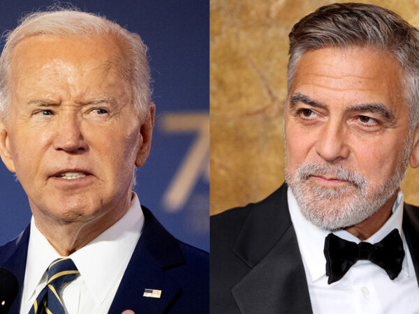 Joe Biden and George Clooney