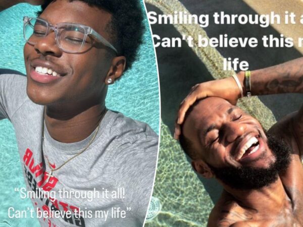 Bryce James hilariously recreates 2018 meme of dad LeBron