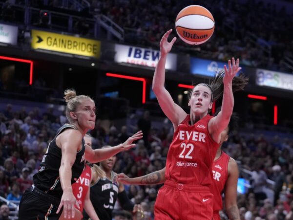 Caitlin Clark becomes first WNBA rookie to record a triple-double as Fever surge back to beat Liberty