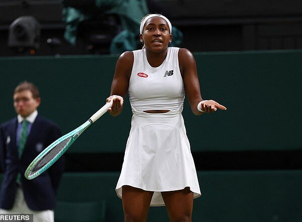 Second seed Coco Gauff suffered a fourth round exit at Wimbledon for the third time