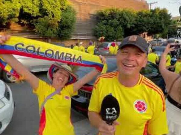 Colombianos en Los Ángeles gozan al ser finalistas de Copa América