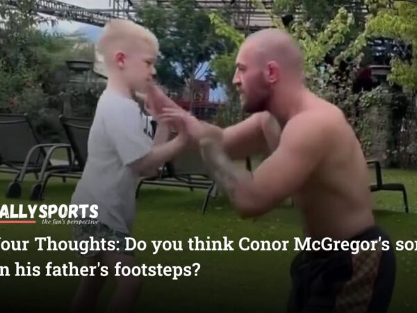 Conor McGregor’s “Project Khabib” Has Started Is What Fans Believe After Irish UFC Star Seen Wrestling With His Son