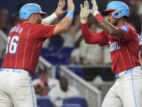 Dane Myers' 2-run homer in 7th inning lifts Marlins past White Sox in matchup of MLB's worst teams