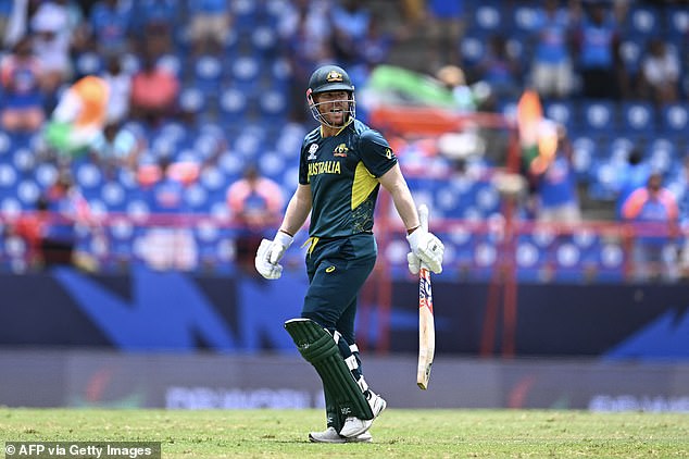 David Warner (pictured) has put his hand up to play another international tournament for his country after previously saying the T20 World Cup was his last hurrah