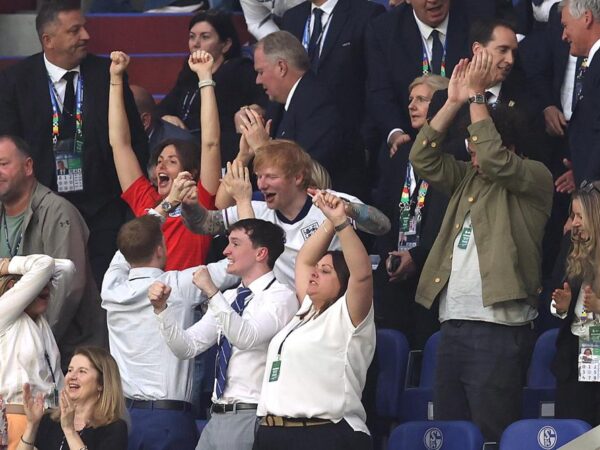 Ed Sheeran plays private gig for England soccer team ahead of Euro quarterfinal