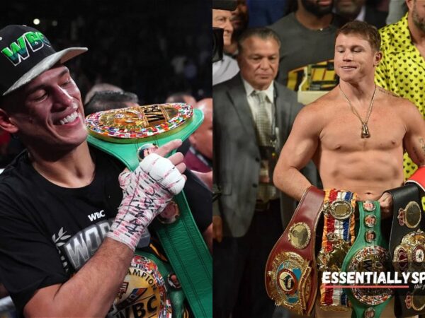 “His Entire Career Is Chasing Canelo”: Fans Brand David Benavidez “Obsessed” for Trolling Alvarez With ‘Ducking Season’ Merch