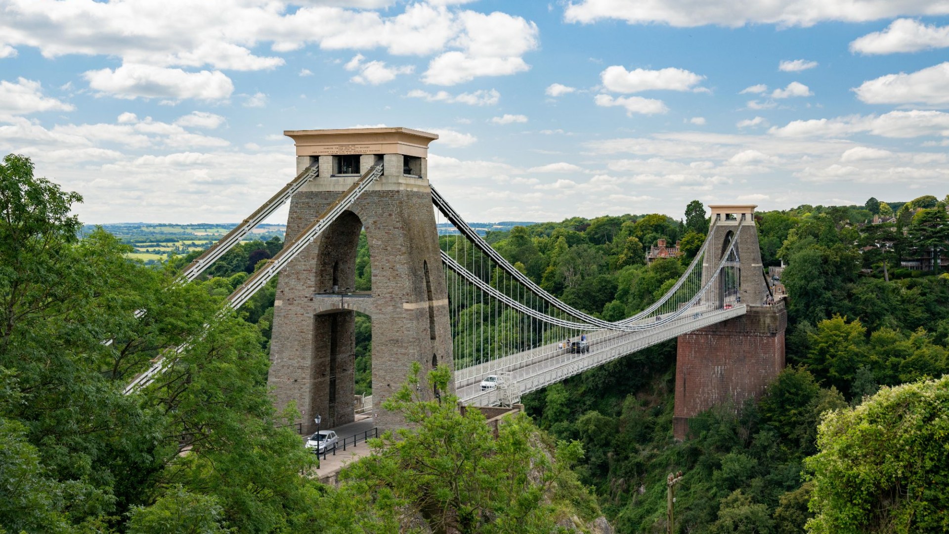 'Human body parts' found inside two suitcases dumped on Clifton Suspension Bridge as cops hunt 'suspicious man' who fled