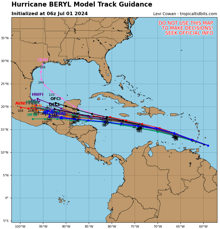 Tropical Tidbits spaghetti model