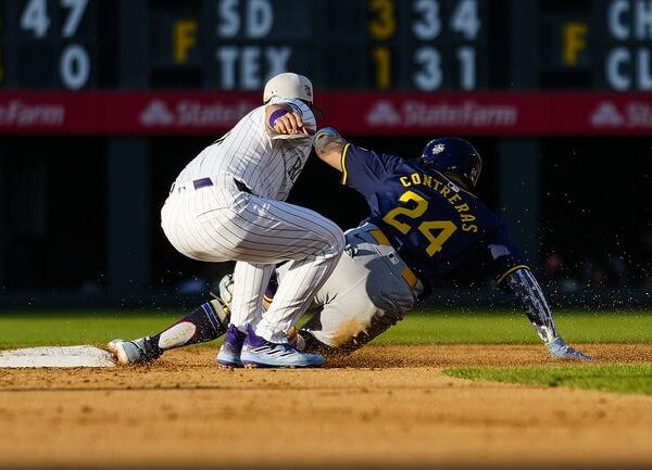 Jake Cave's HR leads Rockies past Brewers