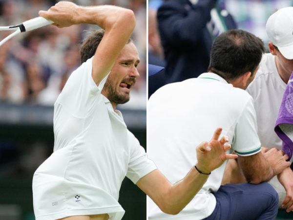 Jannik Sinner vs Daniil Medvedev result, video, highlights; quarter-finals; Jannik Sinner loses to Daniil Medvedev at Wimbledon after getting treatment from trainer