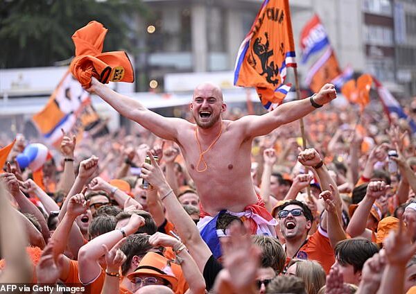 Netherlands fans buy 25 TIMES more tickets than English supporters on leading resale sites ahead of tonight's semi-final - with the Three Lions set to face a 'sea of orange' in Dortmund