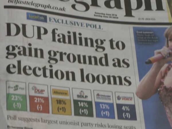 Northern Irish Unionists under pressure to retain seats ahead of UK general election