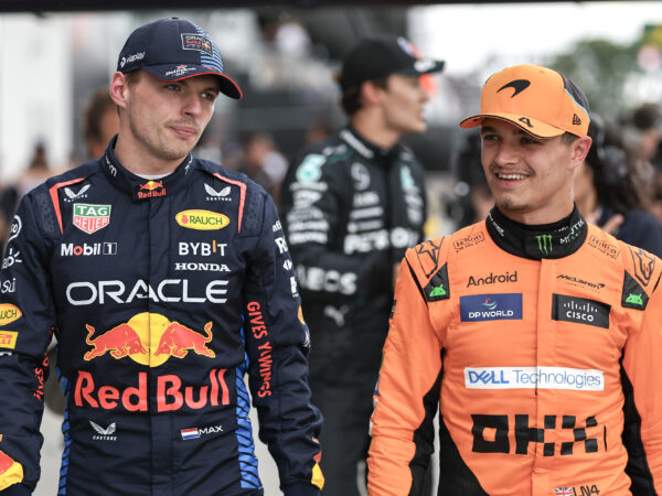 Max Verstappen and Lando Norris