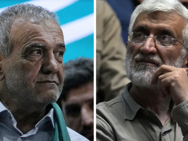 Reformist Masoud Pezeshkian leads hard-liner Saeed Jalili in Iran presidential runoff election