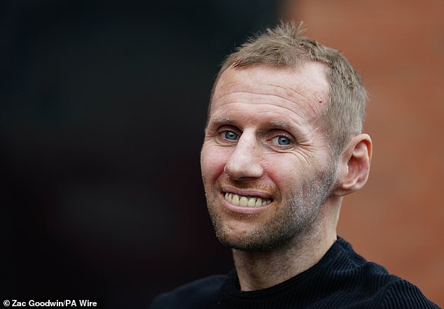 Hundreds of mourners have lined the streets today to pay respect to Rugby League legend and motor neurone disease sufferer Rob Burrow