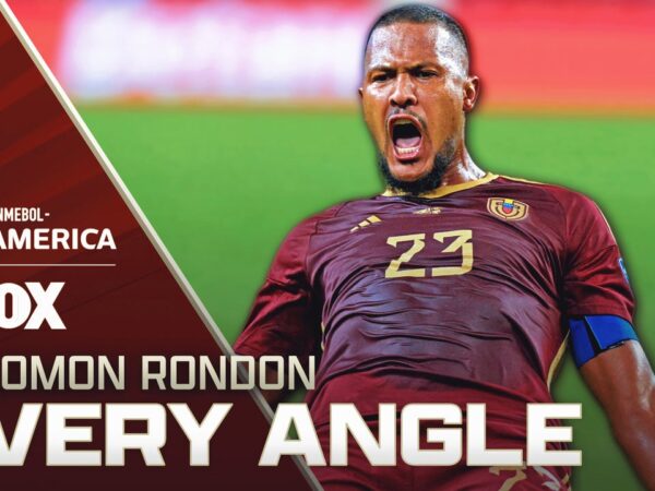 Salomon Rondon scores from more than 40 YARDS out against Canada