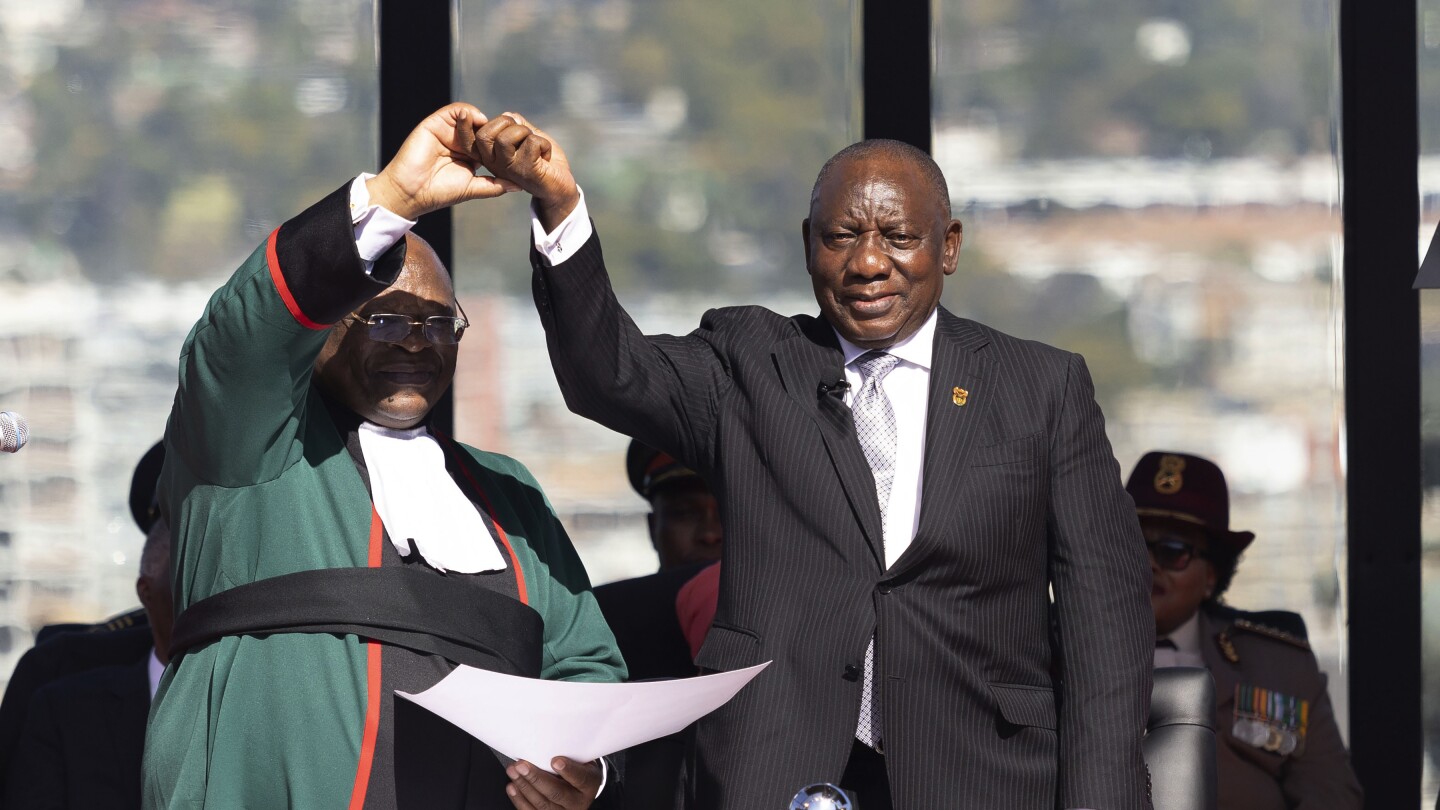 South Africa's unprecedented new coalition has 7 parties in the Cabinet. Here's a breakdown