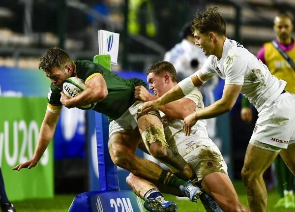 Liam Koen of South Africa U20 during the World Rugby U20 Championship 2024 match between South Africa and England at Athlone Stadium on July 09, 2024 in Cape Town, South Africa. (Ashley Vlotman/Gallo Images)