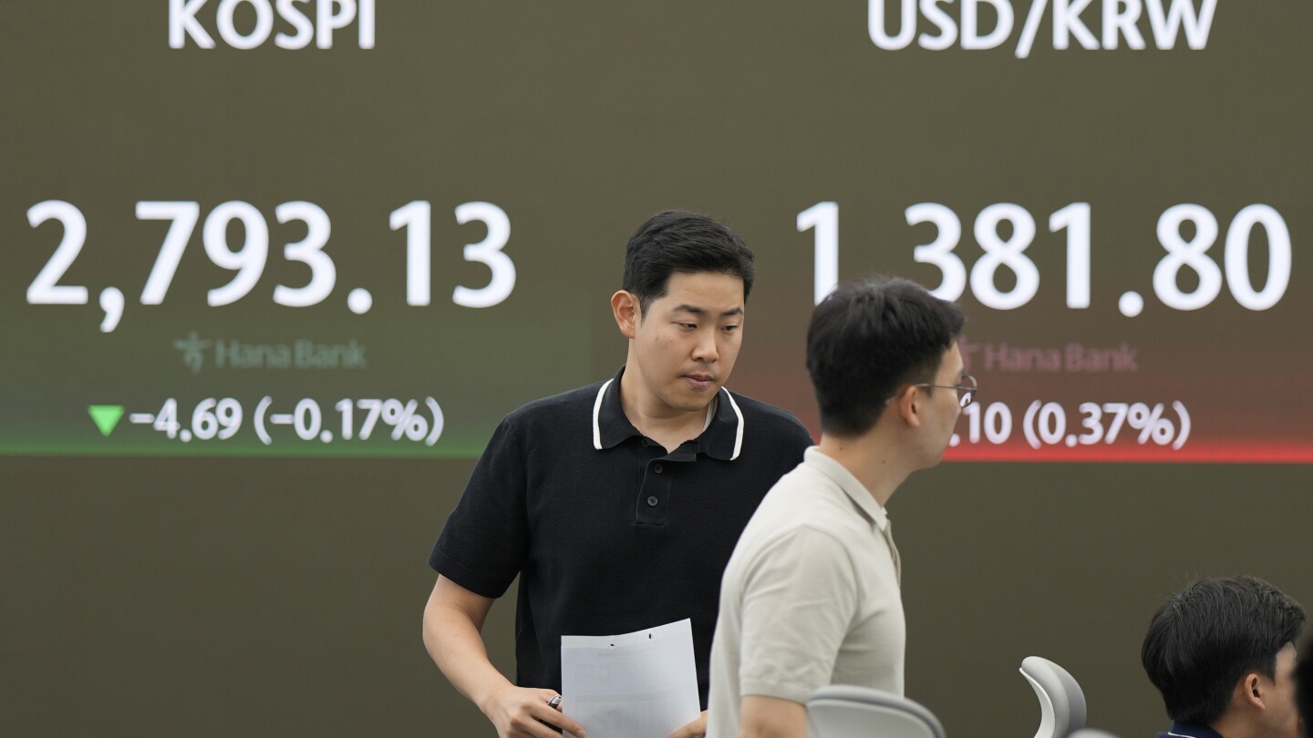 Stock market today: Asian stocks log modest gains as economic data are mixed for Japan and China