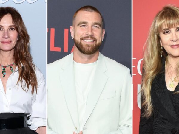 Travis Kelce Sees Taylor Swift Show With Julia Roberts, Stevie Nicks