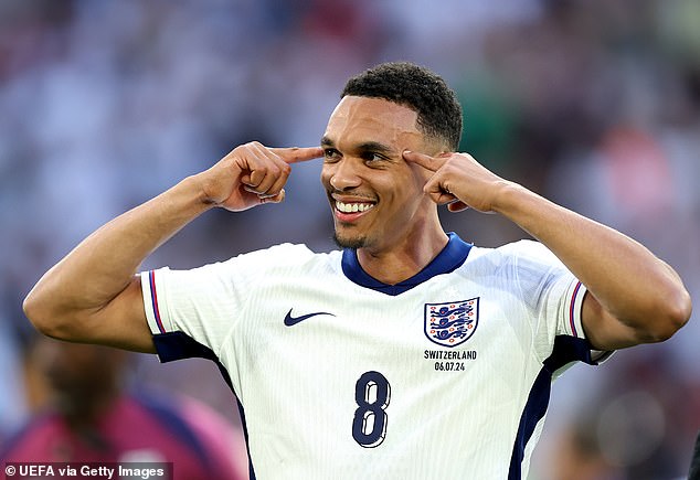 Trent Alexander-Arnold came off the bench to score the winning penalty for England