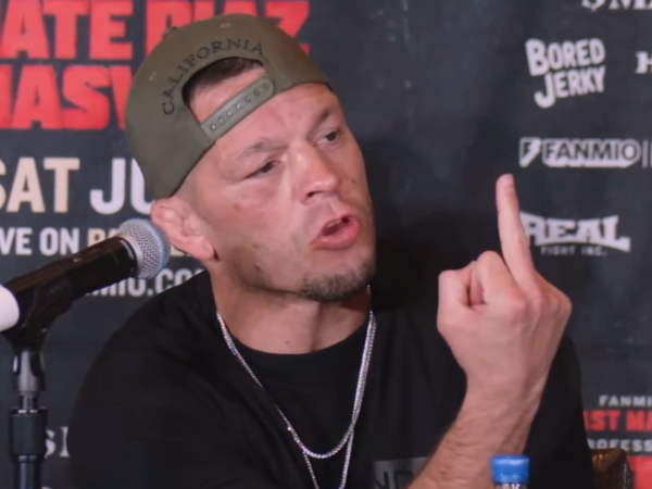 Video: Nate Diaz loses cool, threatens influencer N3on after getting trolled at press conference