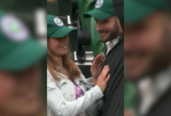 Man Gets Down On One Knee And Proposes In Stands At Wimbledon