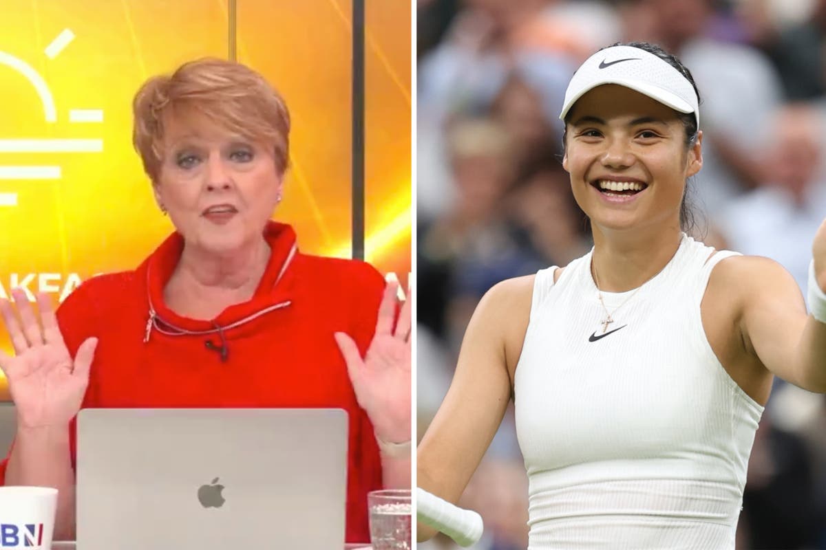 Wimbledon: TV presenter Anne Diamond criticised over ‘unforgivable’ Emma Raducanu remark